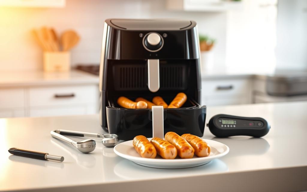 how to cook chicken sausage in air fryer