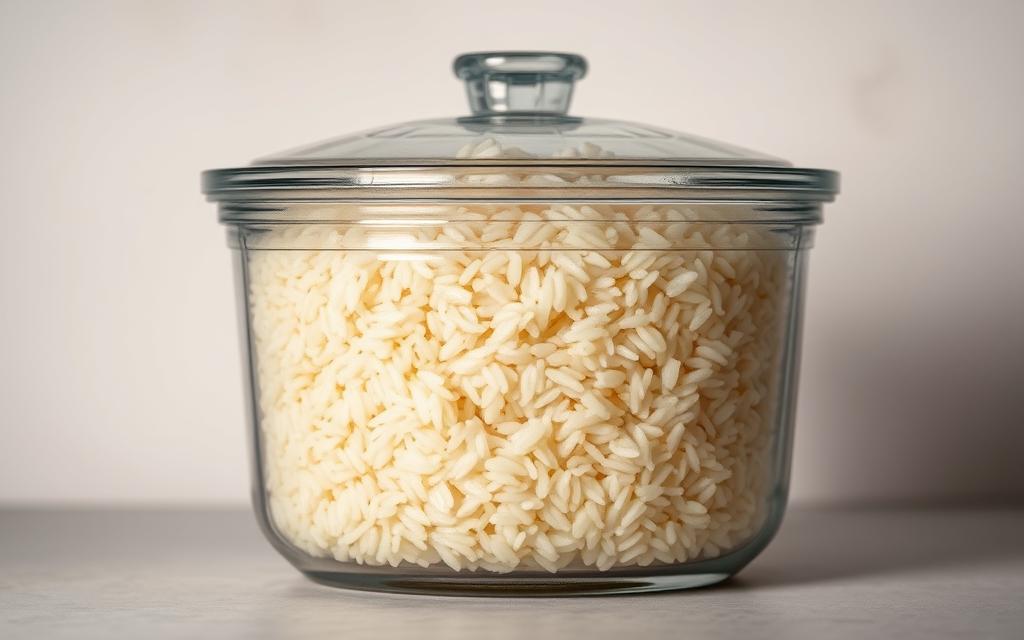 storing chicken broth rice